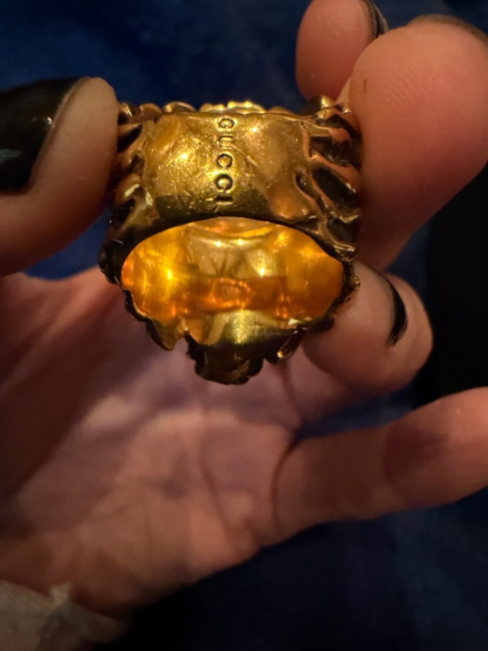 Gucci Lion Head Cocktail Ring - Picture 7 of 11